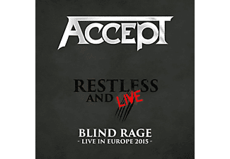 Accept - Restless and live (piros-fehér vinyl - dobozos kiadás) (Vinyl LP (nagylemez))