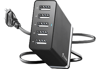 CELLULARLINE 5 Çıkışlı USB 8.2 A Seyahat Hızlı Şarj Adaptörü