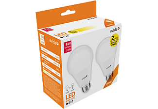 AVIDE ABG27NW-10W-APTP LED Gömb Twin Pack 10W E27 NW