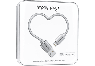 HAPPY PLUGS Lightning To USB Şarj ve Senkronizasyon Kablosu (2.0m) Space Gray