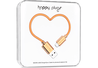 HAPPY PLUGS Micro USB To USB Şarj/Senkronizasyon Kablosu 2 m Rose Gold