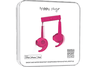 HAPPY PLUGS Sport MFI  (İn Paper Box) Kulak İçi Kulaklık Fuşya
