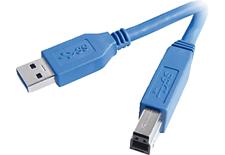 VIVANCO USB 3.0 3 m USB A + USB B Bağlantılı Kablo