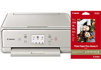 CANON Pixma TS6052 szürke multifunkciós tintasugaras nyomtató + PP201 fotópapír