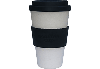 ECOFFEE CUP BLACK NATURE kávéspohár fedővel, 400ml