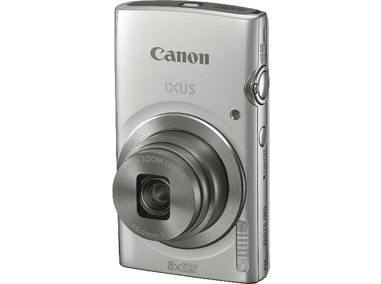CANON Ixus 185 Digitalkamera, 20 Megapixel, 8x opt. Zoom, Silber