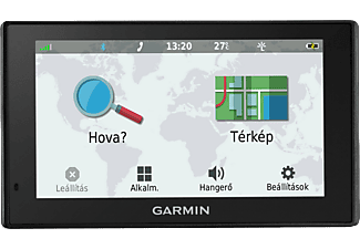 GARMIN DriveSmart 60 LM autós navigáció + Európa térkép élettartam frissítéssel