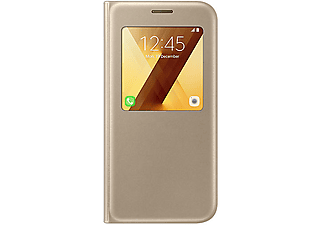 SAMSUNG EF-CA520PFEGWW Gold A5 2017 S View Kılıf