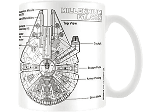 Star Wars - Millennium Falcon Sketch - bögre
