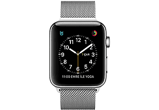 APPLE MNPU2TU/A Watch Serisi 2 Paslanmaz Çelik Kasa ve Milano Loop Akıllı Saat