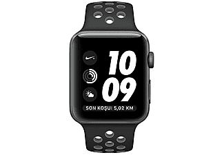 APPLE MNYX2TU/A Watch Serisi 2 Nike+ Uzay Grisi Alüminyum Kasa ve Siyah/Soğuk Gri Nike Spor Kordon Outlet