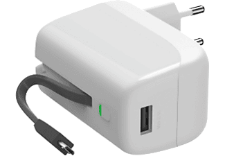 HAMA Hálózati töltő USB+ Micro USB + Powerbank 5200mAh (173716)