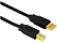 HAMA USB a to B fekete-arany kábel 3m (29767)