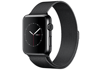 APPLE Smart Watch MMFK2TU/A 38 mm Uzay Siyahı Paslanmaz Çelik Kasa ve Uzay Siyahı Milano Loop