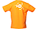 Szenilla - Fiú rövid ujjú, narancssárga - 128- 134 - póló
