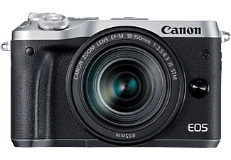 CANON EOS M6 + EF-M 18-150 mm ezüst Kit