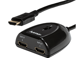 HAMA 122224 HDMI közösítő arany 2 be - 1ki