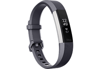 FITBIT Alta HR kék - szürke fitnesz karpánt "L" méret (FB408SGYLS)