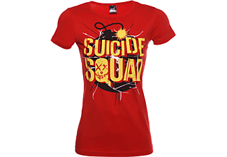Suicide Squad - Női rövid ujjú, piros - S - póló