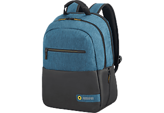 AMERICAN TOURISTER Laptbackp fekete - kék 15" notebook hátizsák