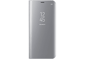 SAMSUNG Galaxy S8+ Clear standing ezüst tok