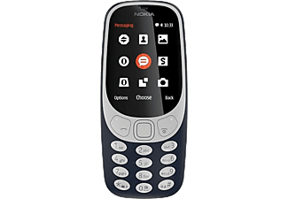 NOKIA 3310 DualSIM kék nyomógombos kártyafüggetlen mobiltelefon