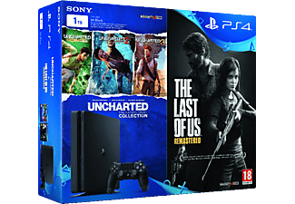 SONY Playstation 4 1 TB + Uncharted Collection + The Last Of Us Konsol Seti