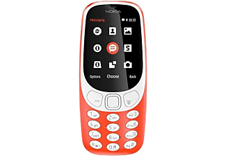 NOKIA 3310 DualSIM piros kártyafüggetlen mobiltelefon