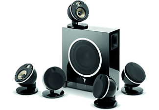 FOCAL DOME FLAX 5.1 házimozi hangfalszett (vez. nélküli mélynyomóval), fekete