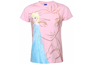 Jégvarázs - Elsa - lány rövid ujjú, rózsaszín - 104- 110 - póló