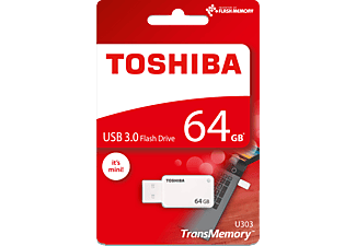 TOSHIBA 64GB USB 3.0 USB Bellek Beyaz