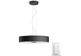 PHILIPS HUE Fair Függesztett lámpa, LED, fekete + fényerőszabályozó (40339/30/P7)