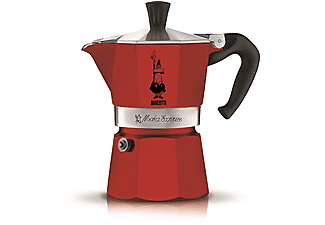 BIALETTI 0004942 Moka Express kotyogós kávéfőző, piros, 3 adag