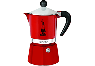 BIALETTI 0004963 Rainbow kotyogós kávéfőző, piros, 6 adag