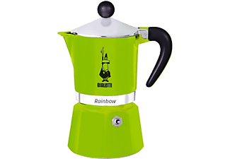 BIALETTI 0004972 Rainbow kotyogós kávéfőző, zöld, 3 adag