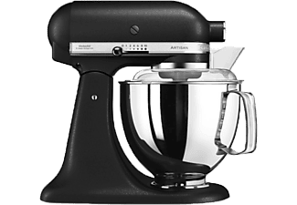 KITCHENAID Artisan Robotgép, Matt Fekete KA5KSM175EBK 4,83 Liter, 300W