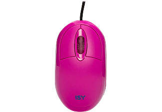 ISY IMC551 magenta vezetékes egér