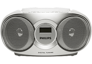 PHILIPS AZ215S/12 hordozható CD-s rádió, szürke