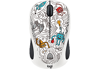 LOGITECH M238 Doodle Techie White Mouse