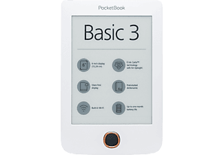 POCKETBOOK Basic 3 fehér e-book olvasó (PB614)
