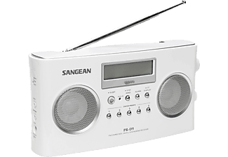 SANGEAN PR-D5 PACKAGE (W) Sztereó AM/FM-RDS szintéreres táskarádió (fehér)