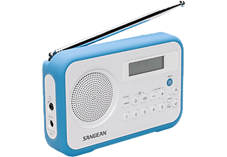 SANGEAN PR-D18W/B AM / FM-Sztereó szintézeres hordozható rádió (kék)