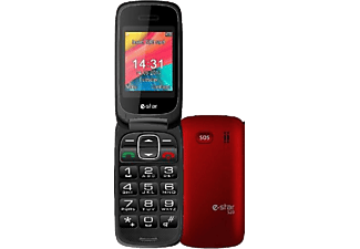 ESTAR S20 Senior Clamshell piros kártyafüggetlen mobiltelefon