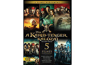 A Karib-tenger kalózai 1-5 DVD gyűjtemény (DVD)