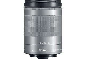 CANON EF-M 18-150 mm f/3.5-6.3 IS STM ezüst objektív