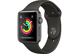 APPLE AW S3 GPS MR352TU/A 38mm Uzay Grisi Alüminyum Kasa ve Gri Spor Kordon