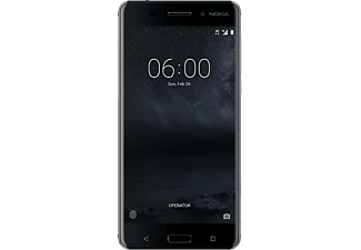 NOKIA 6 fekete kártyafüggetlen okostelefon