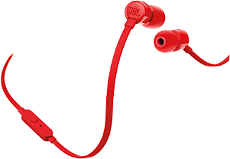 JBL T110 Kulak İçi Mikrofonlu Kulaklık Kırmızı