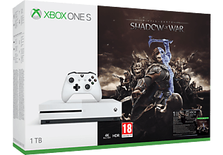 MICROSOFT Xbox One S 1TB + Shadow of War