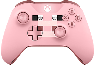 MICROSOFT Xbox One vezeték nélküli kontroller (Minecraft Malac - rózsaszín)